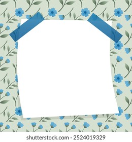 to do list notes with floral garden background
