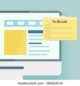 do to list on computer screen 