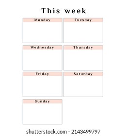To do list, planner pages, bullet journal