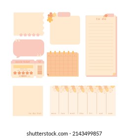 To do list, planner pages, bullet journal