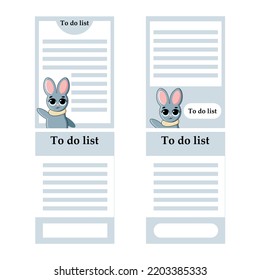 To do list, planner pages, bullet journal