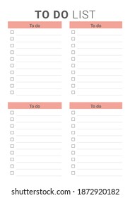 To do list planner, tracker