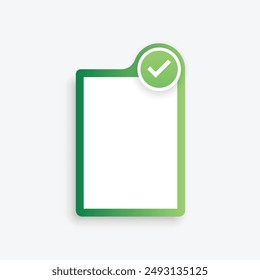 To do list or planning icon in flat style. Paper sheet with clipboard vector illustration on isolated background. Checkbox plan sign business concept.