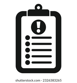 To do list rush job icon simple vector. Office work. Delivery pressure