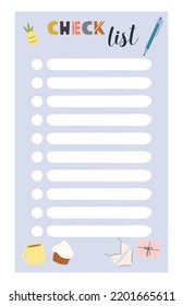 To do list template for planner. Cute and trendy.