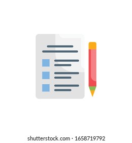 To Do list Vector Flat Illustration. Banking and Finance icon
