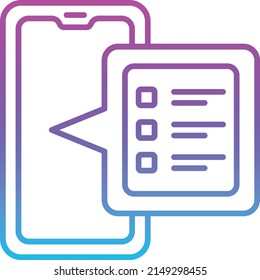 To Do List vector icon. Can be used for printing, mobile and web applications.