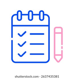 To Do List Vector for Work Planning. Task checklist illustration, remote work organization, productivity workflow icon.