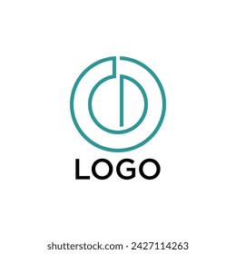 Logo de DO con diseño abstracto y de línea