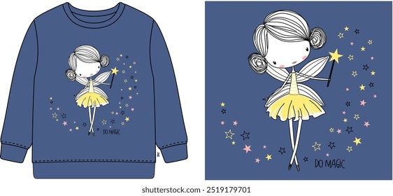  do magic t shirt graphic design vector illustration