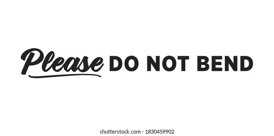 Do Not Bend, Fragile Tape, Handle With Care, Shipping Tape, Caution Label, Mailing Label, Shipping Delivery Stamp Vector Illustration Background