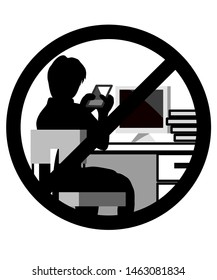 
Do not chat at work.