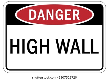 Do not climb warning sign and labels