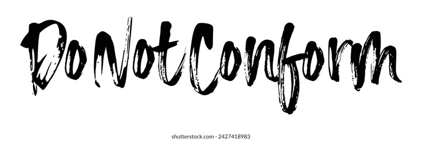 do not conform text on white background.