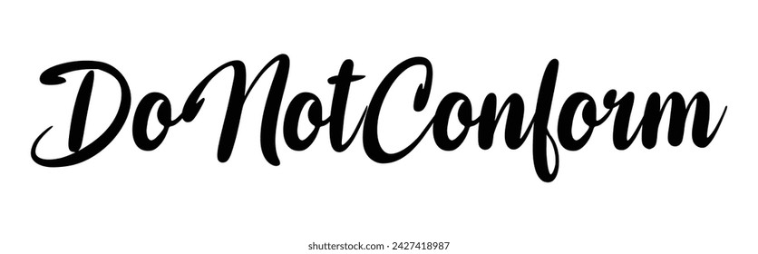 do not conform text on white background.