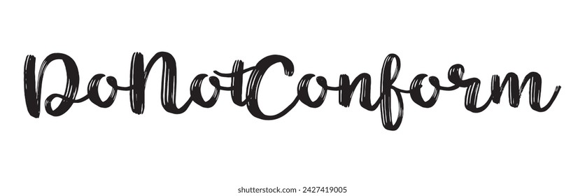 do not conform text on white background.