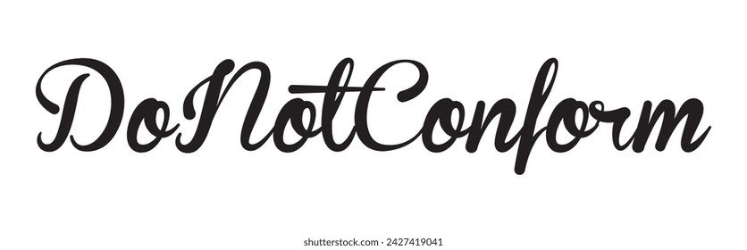 do not conform text on white background.