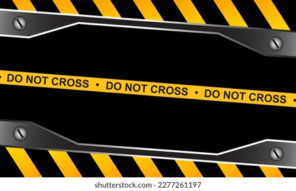 do not cros vector, contruction icon