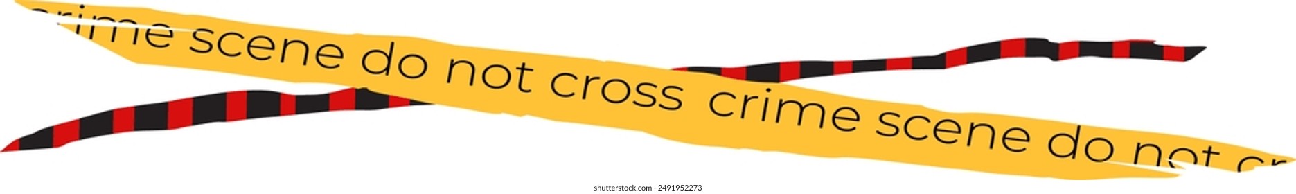 do not cross criminal offense. crime scene tape