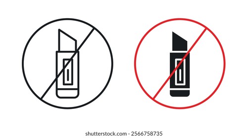 Do not cut signs in black outline, solid and colored style