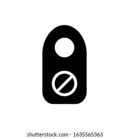 do not distrub icon design vector template