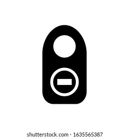 do not distrub icon design vector template