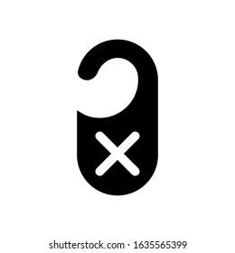 do not distrub icon design vector template