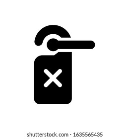 do not distrub icon design vector template