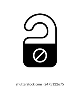 Do Not Distrub vector icon design stock illustration