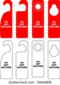 do not disturb card