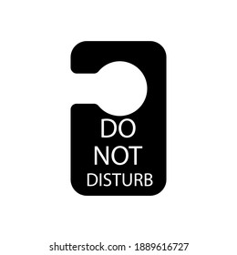 No perturbe el icono de la tarjeta aislado en el fondo blanco. Ilustración del vector