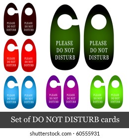 Do not disturb cards