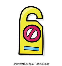 do not disturb color doodle