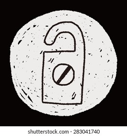 do not disturb doodle