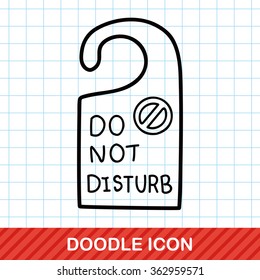 do not disturb doodle