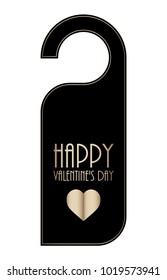 do not disturb door hanger for Valentines day