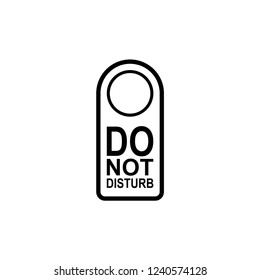 Do not disturb. Door hanger