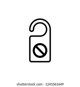 Do not disturb. Door hanger