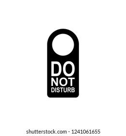 Do Not Disturb Door Hanger Stock Vector (Royalty Free) 1241061655 ...