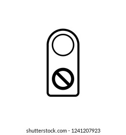 Do not disturb. Door hanger