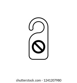 Do not disturb. Door hanger