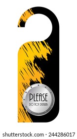 do not disturb door hanger