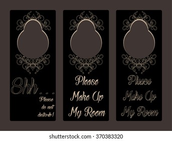 do not disturb door hanger set
