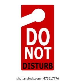 do not disturb door hanger