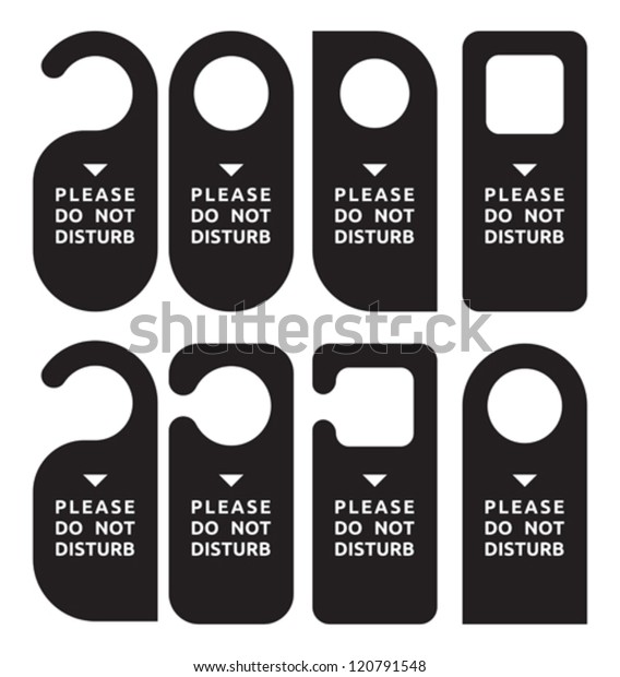 do not disturb door hanger\
set