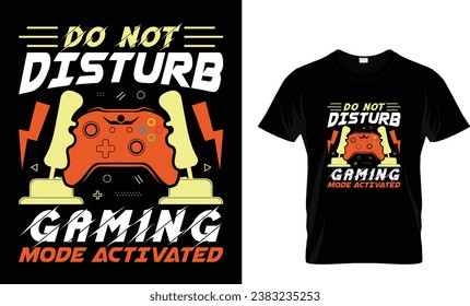 No molestar, modo de juego activado, camiseta pro gamer 