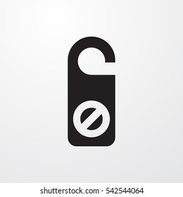 do not disturb icon illustration isolated vector sign symbol