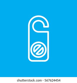 do not disturb icon illustration isolated vector sign symbol