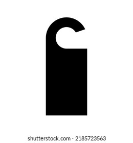 stören nicht Symbol oder Logo, einzelne Zeichen Symbol Vektorgrafik - hochwertige Vektorsymbole in schwarzem Stil
