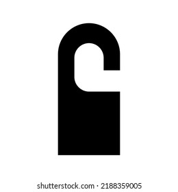 stören nicht Symbol oder Logo, einzelne Zeichen Symbol Vektorgrafik - hochwertige Vektorsymbole in schwarzem Stil
